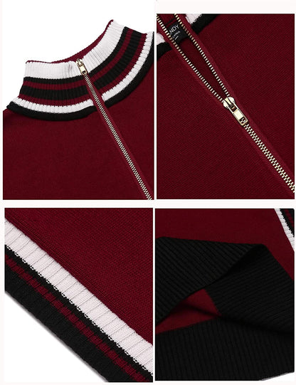 Striped Collar Pullover Sweater (US Only)
