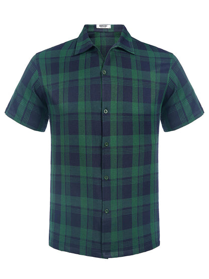 Casual Button Down Plaid Shirt (US Only)