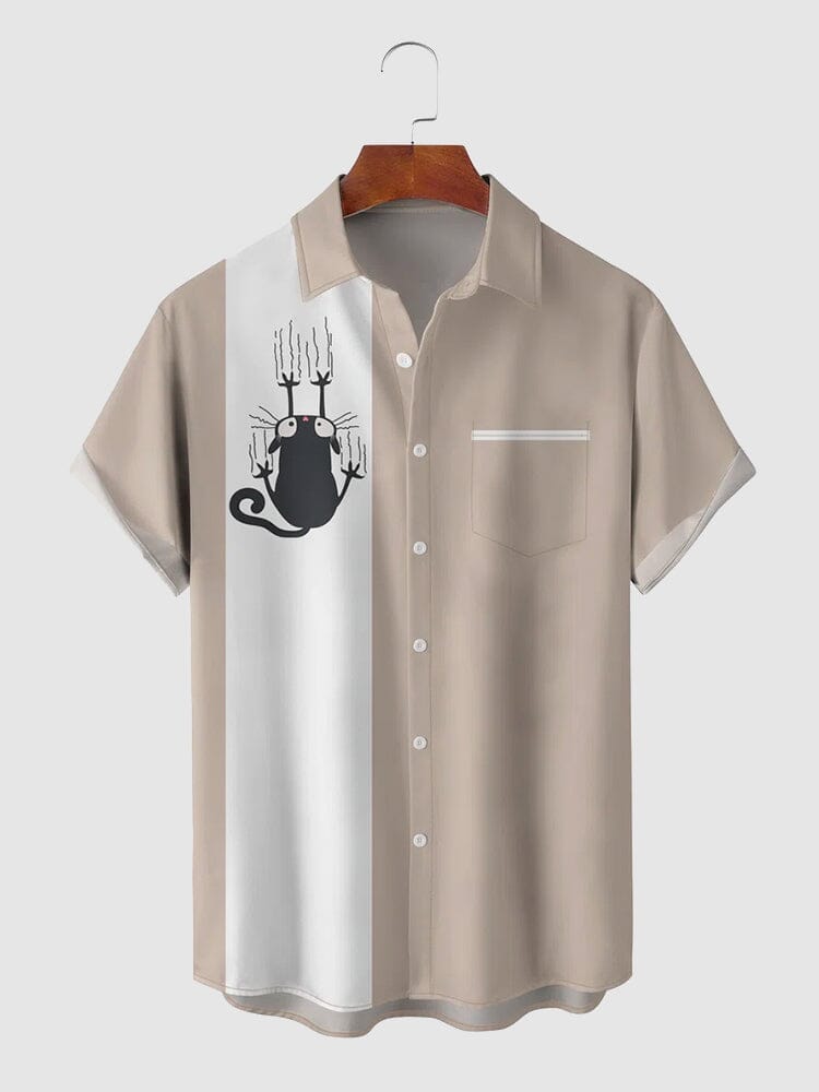 Halloween Pattern Short Sleeves Shirt 8