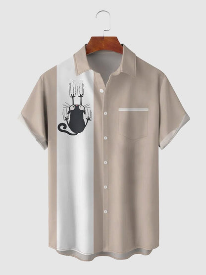 Halloween Pattern Short Sleeves Shirt 8