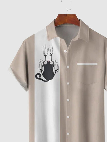 Halloween Pattern Short Sleeves Shirt 8