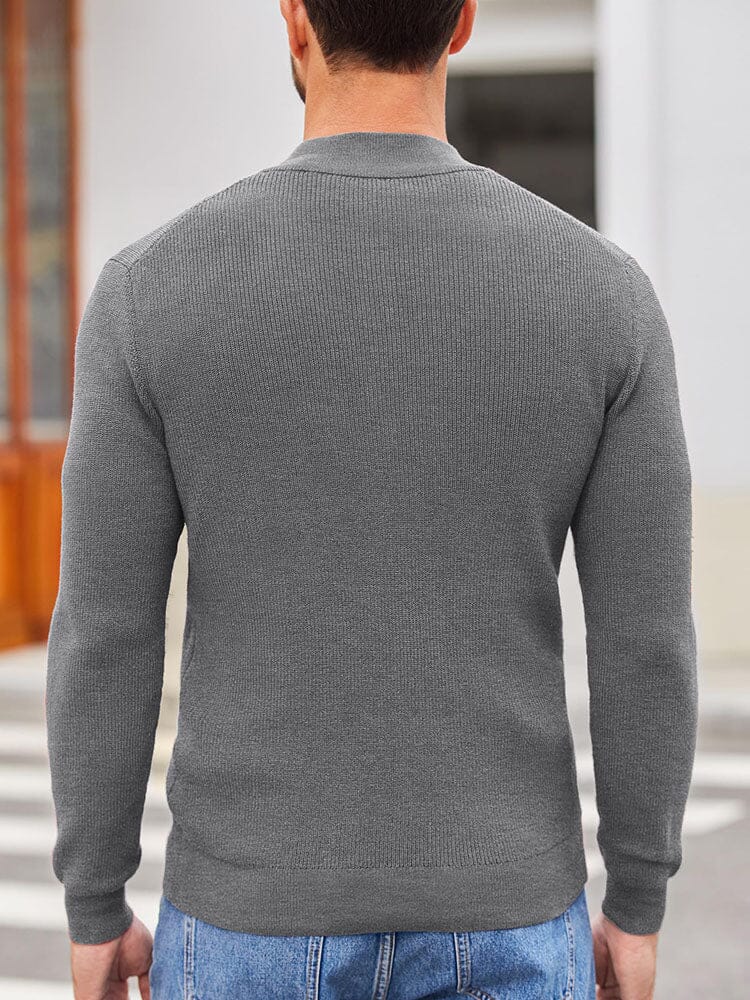 Classic Henley Collar Knit Sweater (US Only)