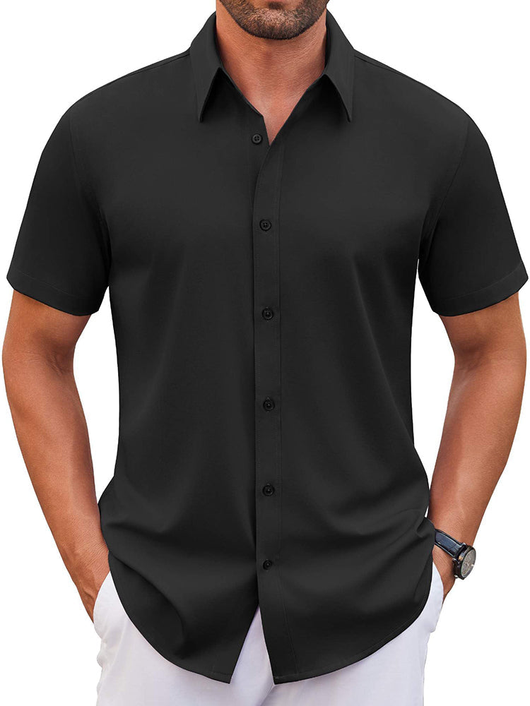 Casual Wrinkle Free Button Down Dress Shirt (US Only)