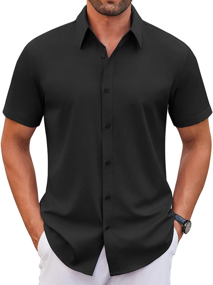 Casual Wrinkle Free Button Down Dress Shirt (US Only)