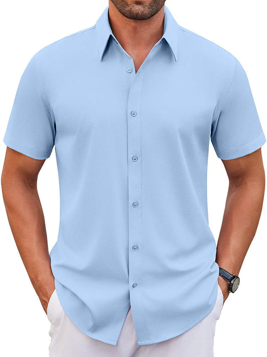 Casual Wrinkle Free Button Down Dress Shirt (US Only)