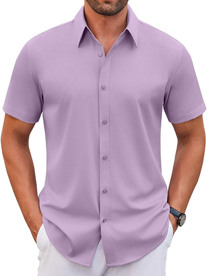 Casual Wrinkle Free Button Down Dress Shirt (US Only)