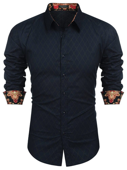 Checked Shirt Business Shirt