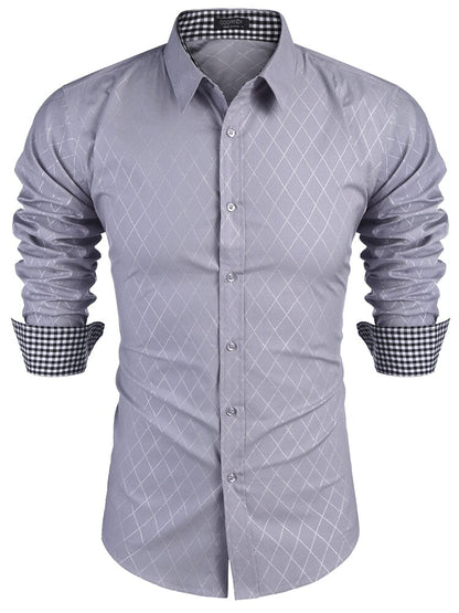Checked Shirt Business Shirt