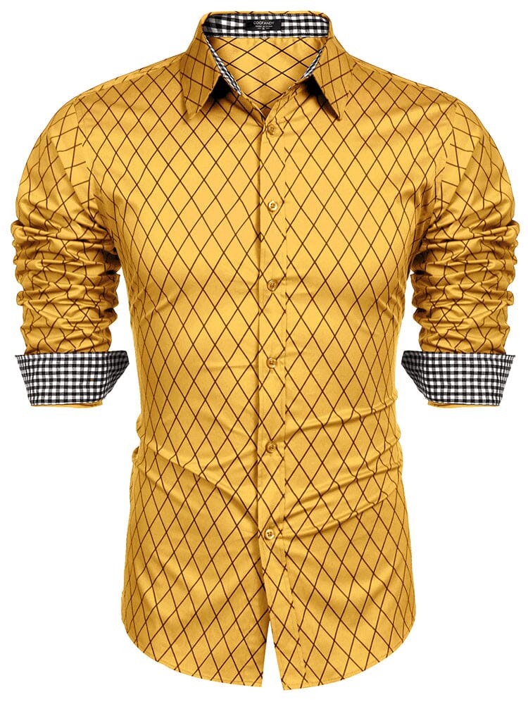 Checked Shirt Business Shirt