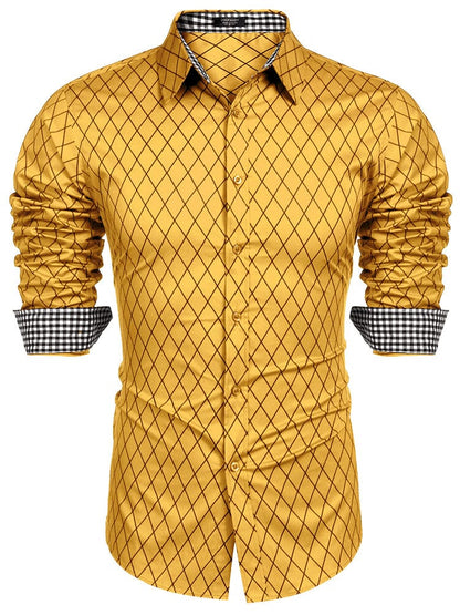 Checked Shirt Business Shirt