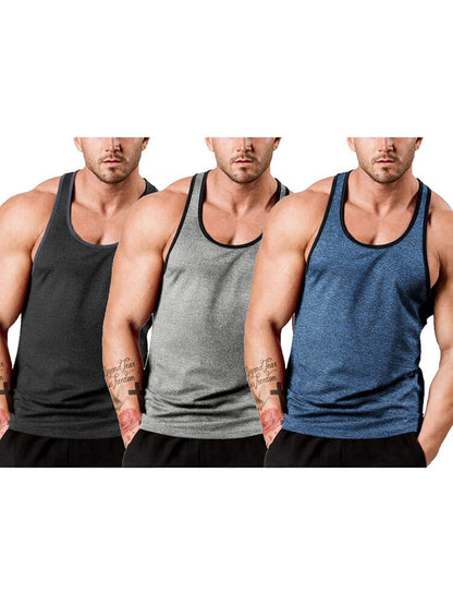 Men's 3-Pack Fitness Vest