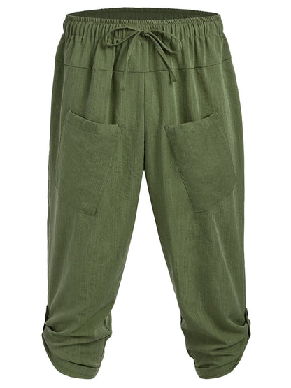 Linen Harem Beach Yoga Pants (US Only)