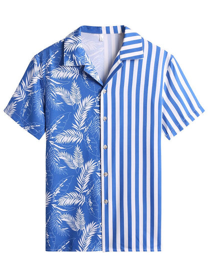 Cozy Stripe Splicing Shirt (US Only)
