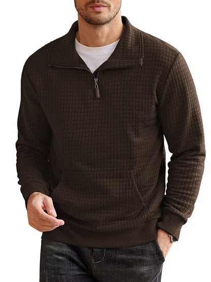 Casual Waffle Pullover Sweatshirt (US Only)
