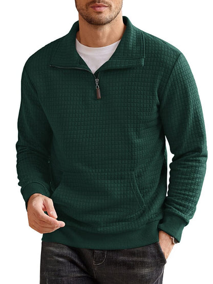 Casual Waffle Pullover Sweatshirt (US Only)