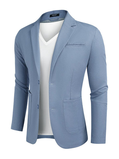 Lightweight Cotton Linen Blazer Jacket (US Only)