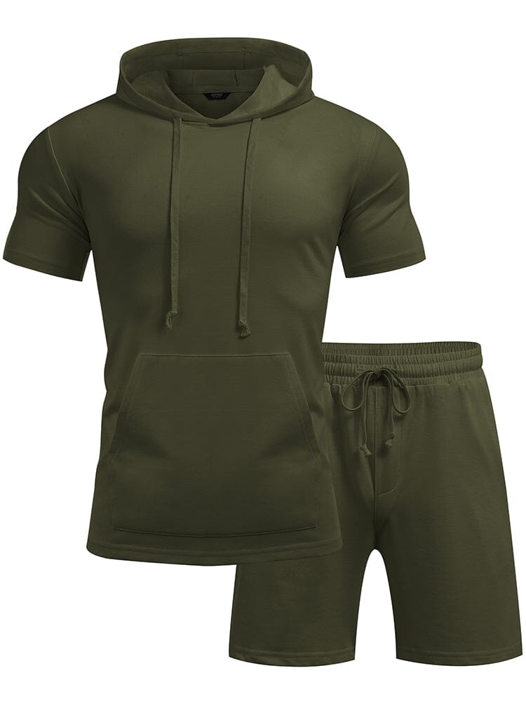 Loose Fit Hooded Sweatsuit Set (US Only)