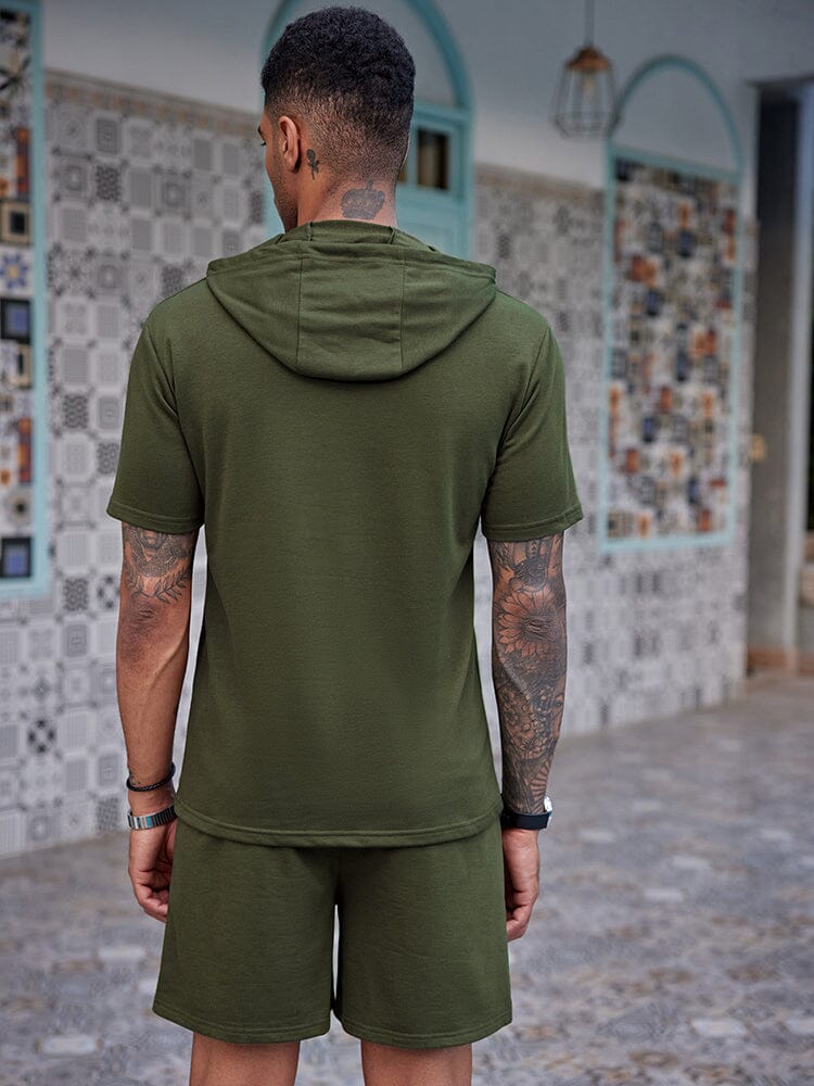 Loose Fit Hooded Sweatsuit Set (US Only)