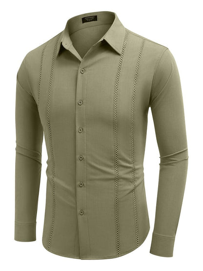 Casual Long Sleeve Button Down Shirt (US Only)