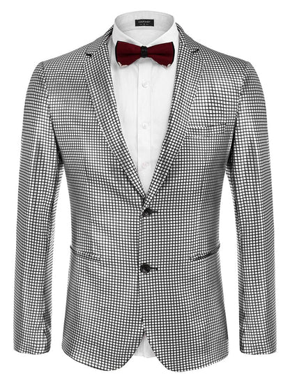 Stylish Metallic Blazer Jacket (US Only)