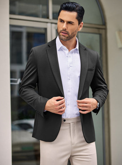 Simple One Button Blazer Jacket (US Only)