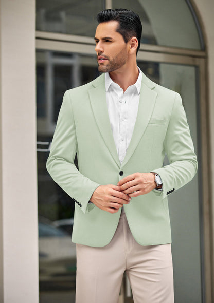 Simple One Button Blazer Jacket (US Only)
