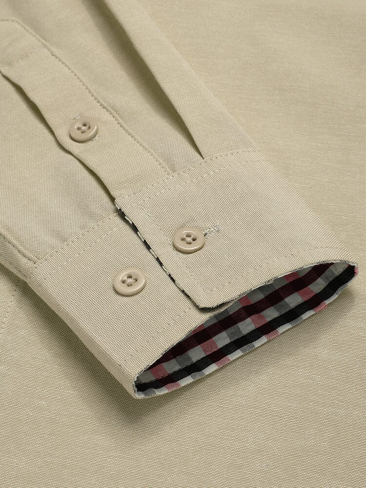 Classic Casual Plaid Splicing Shirt (US Only)
