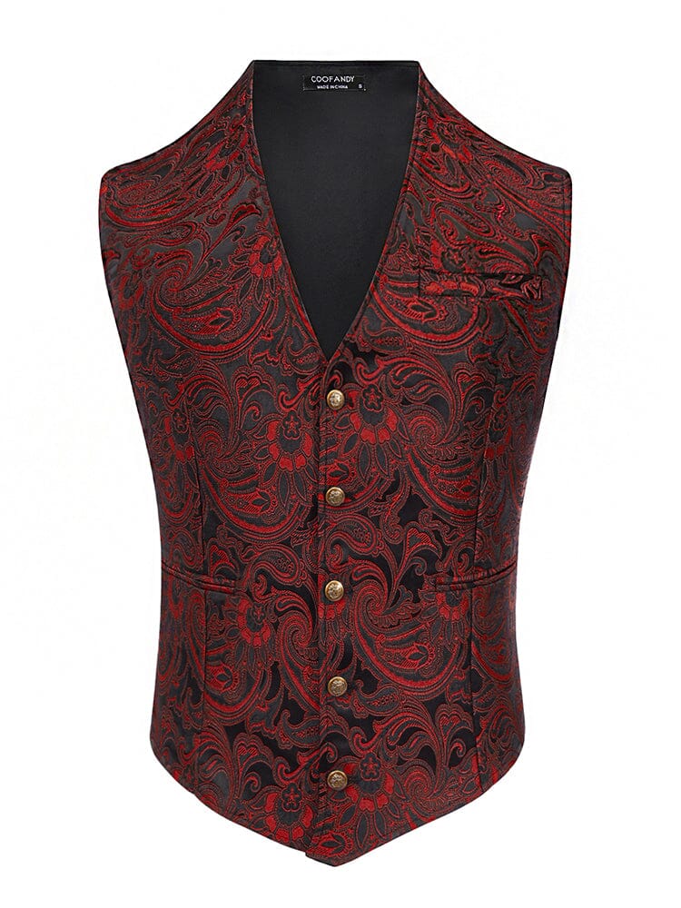 Luxury Paisley Tuxedo Vest (US Only)