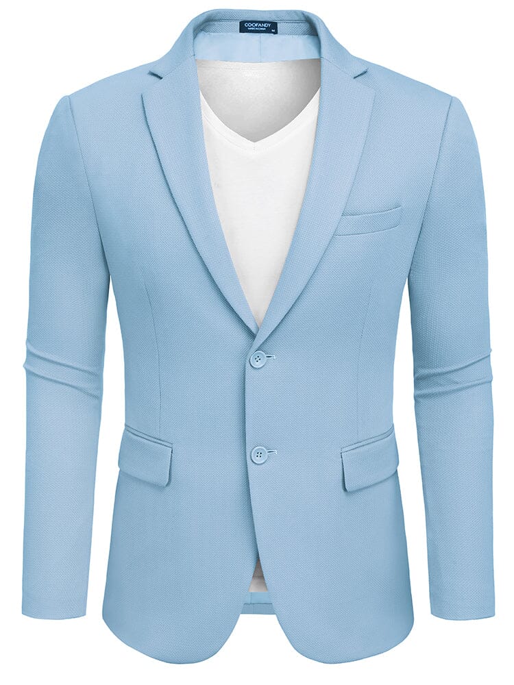 Slim Fit Textured Blazer Jacket (US Only)