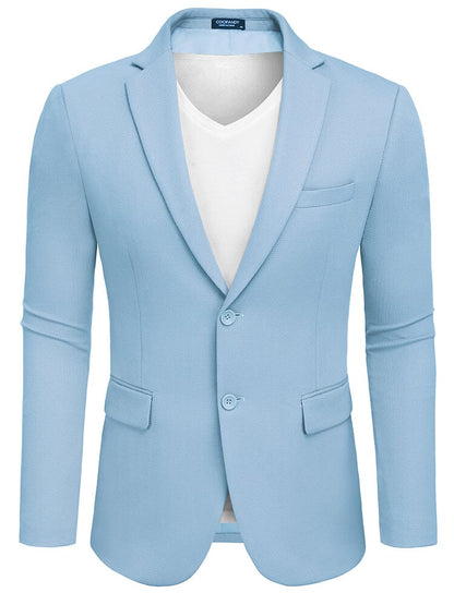 Slim Fit Textured Blazer Jacket (US Only)
