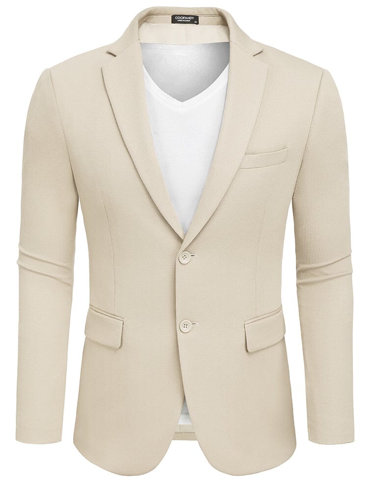 Slim Fit Textured Blazer Jacket (US Only)