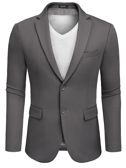 Slim Fit Textured Blazer Jacket (US Only)