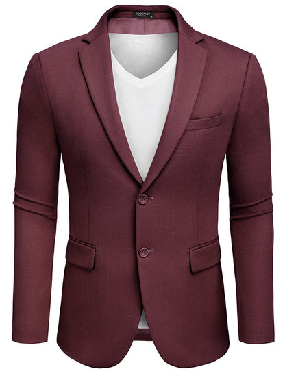 Slim Fit Textured Blazer Jacket (US Only)