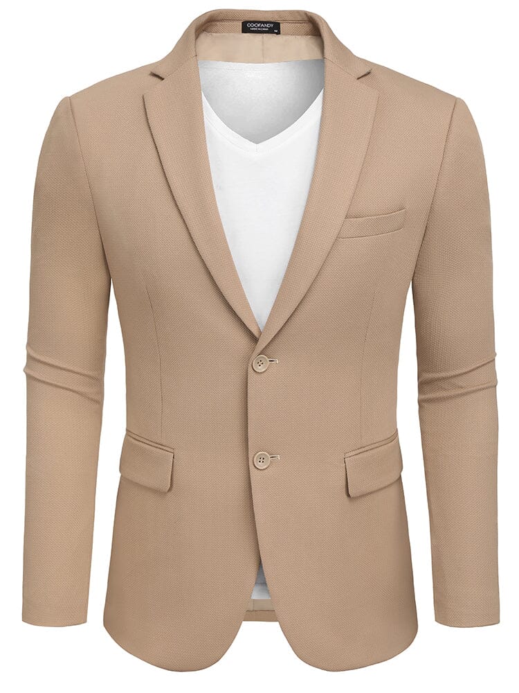 Slim Fit Textured Blazer Jacket (US Only)