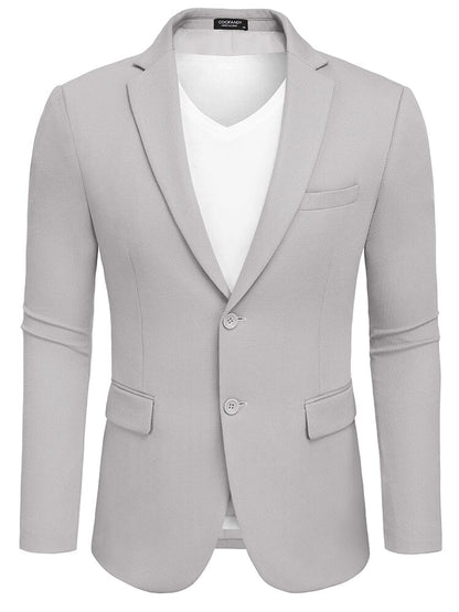 Slim Fit Textured Blazer Jacket (US Only)