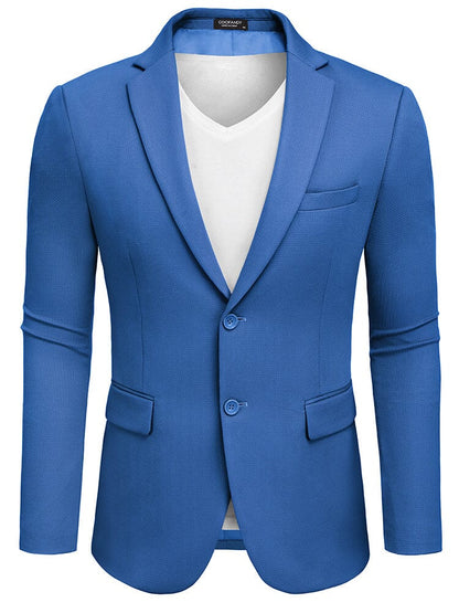 Slim Fit Textured Blazer Jacket (US Only)