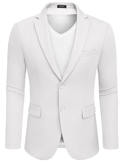 Slim Fit Textured Blazer Jacket (US Only)