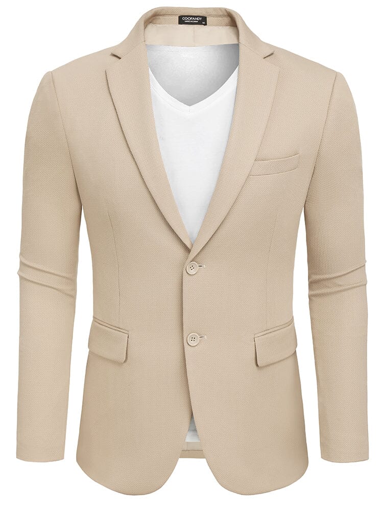 Slim Fit Textured Blazer Jacket (US Only)