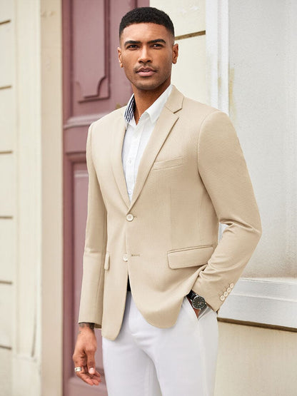 Slim Fit Textured Blazer Jacket (US Only)