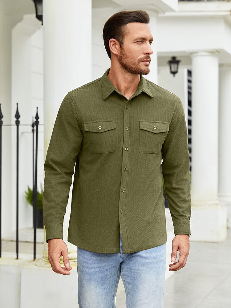 Leisure Waffle Shirt Jacket (US Only)