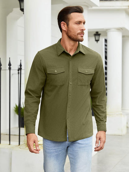Leisure Waffle Shirt Jacket (US Only)