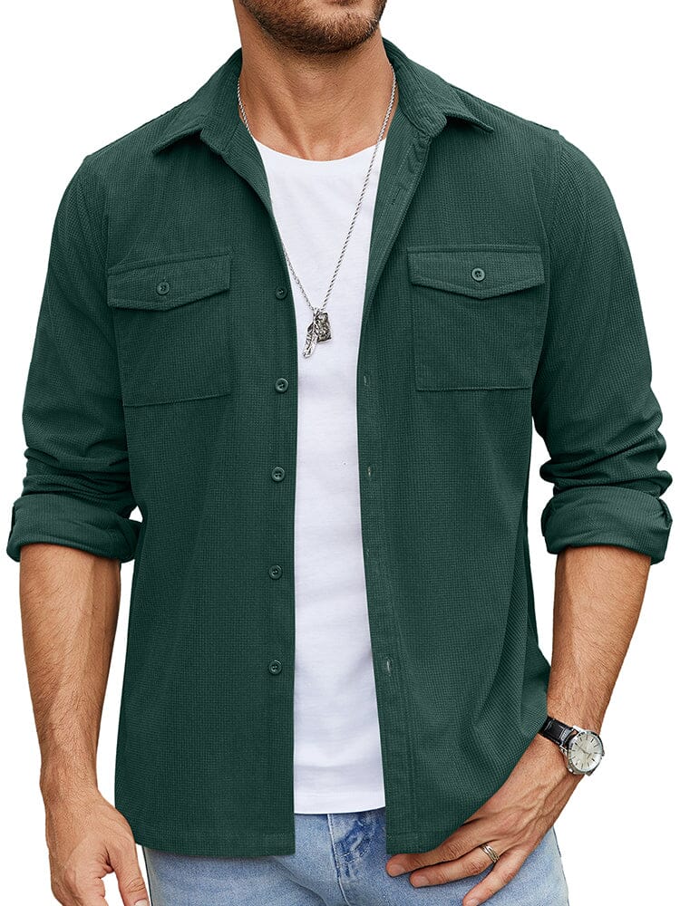 Leisure Waffle Shirt Jacket (US Only)