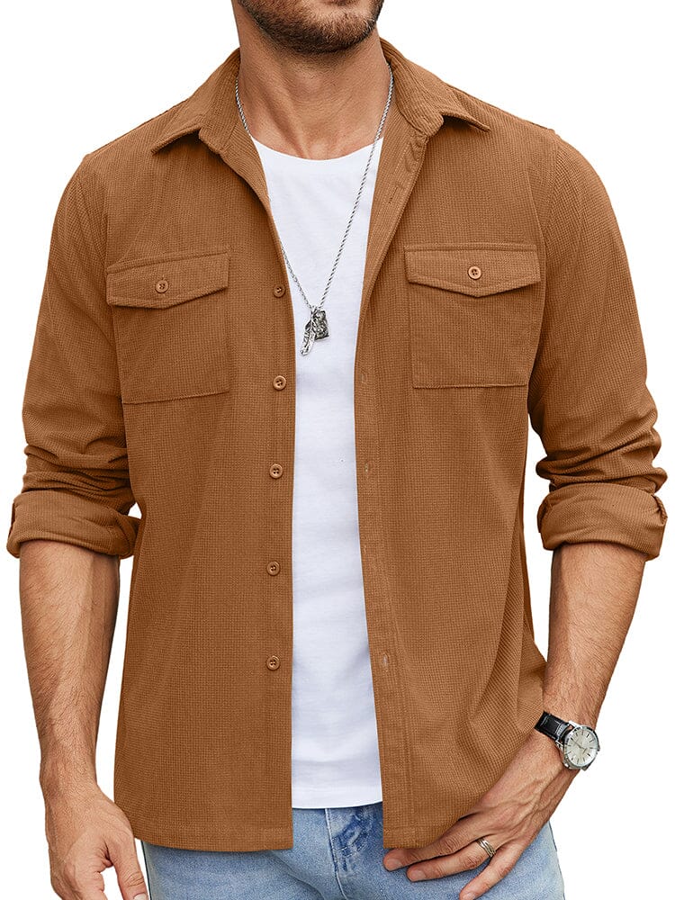 Leisure Waffle Shirt Jacket (US Only)