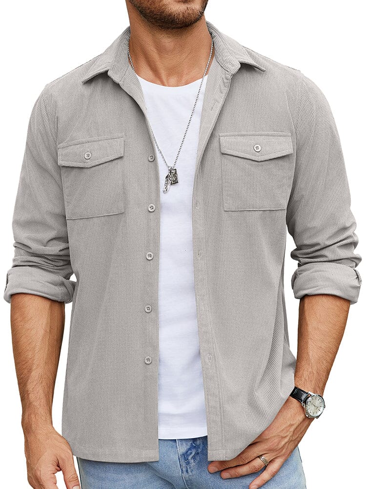 Leisure Waffle Shirt Jacket (US Only)