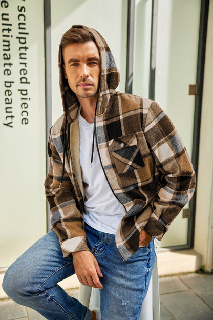 Comfy Plaid Flannel Lined Jacket (US Only)