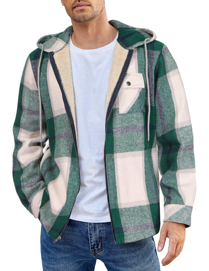 Comfy Plaid Flannel Lined Jacket (US Only)