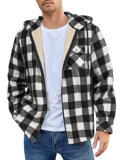 Comfy Plaid Flannel Lined Jacket (US Only)