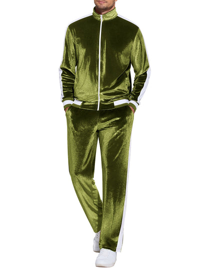 Soft Velour Velvet Tracksuit Set (US Only)