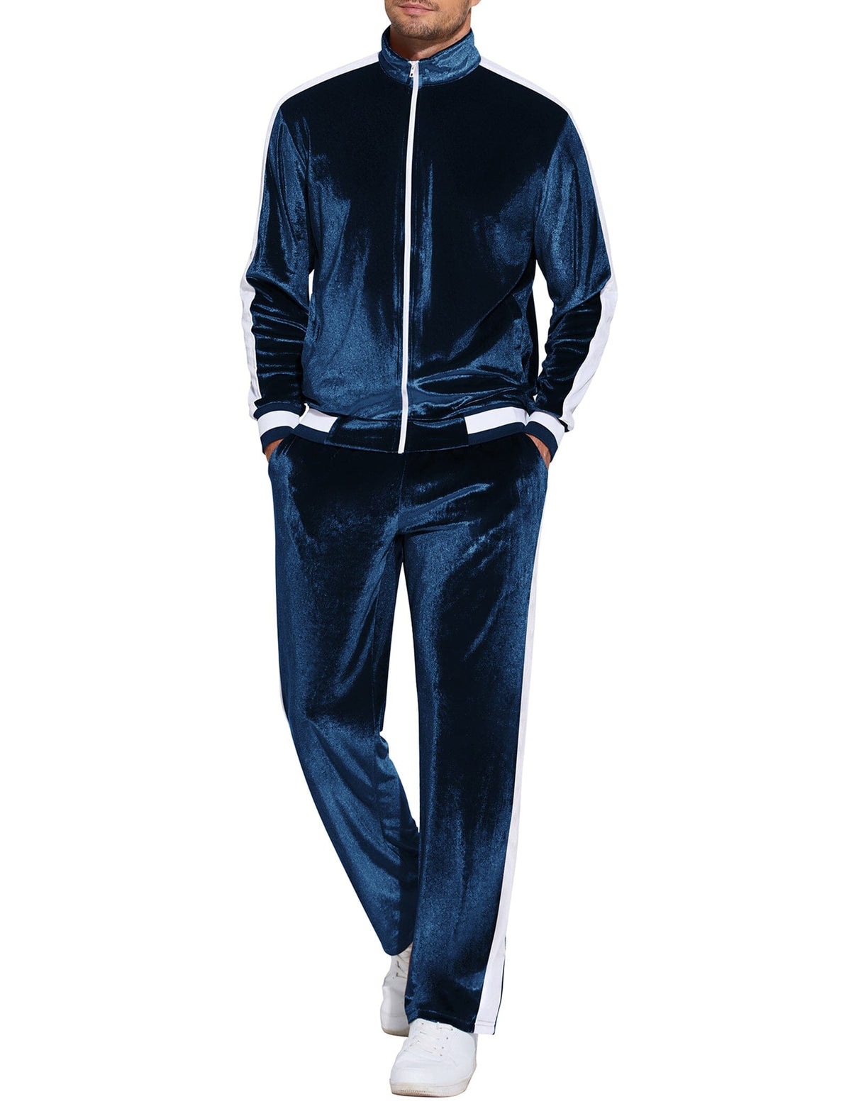 Soft Velour Velvet Tracksuit Set (US Only)