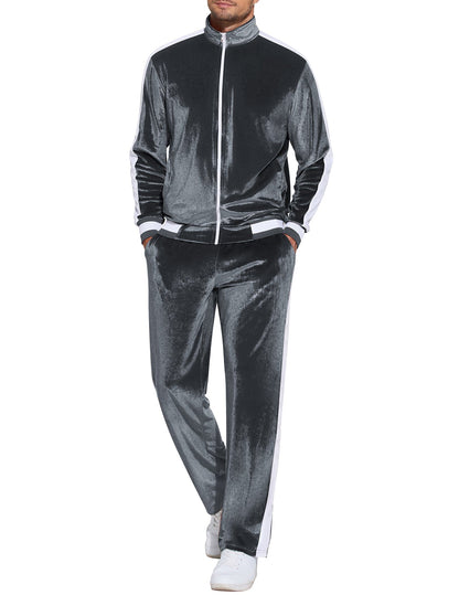 Soft Velour Velvet Tracksuit Set (US Only)
